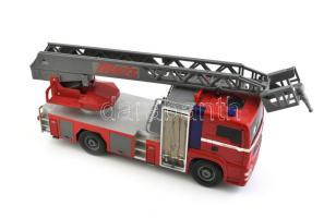 Monumentális tűzoltó autó, játék, műanyag, h: 48 cm