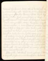 1940 Katonai továbbképzési füzet, kézzel írt