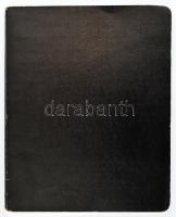 1940 Katonai továbbképzési füzet, kézzel írt