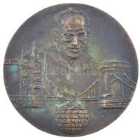 1996. "Nemzetközi Bálint Centenáriumi Kongresszus - 1896-1996. Május 1-5. - Budapest Magyarország" angol nyelvű, kétoldalas bronz emlékérem (60mm) T:1 patina Hungary 1996. "International Bálint Centenary Congress - 1896-1996 1-5 May - Budapest Hungary" English language, double sided bronze commemorative medal (60mm) C:XF