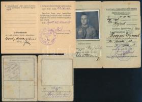 1929-1937 Borgyos Zsigmond cserkész 3 db igazolványa