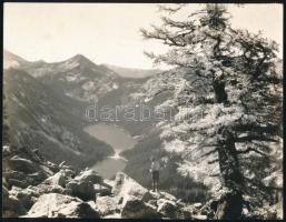1936 Montana pecséttel jelzett fotó 21x16 cm