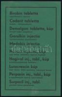 cca 1940 Birobin gyógyszerészeti reklám