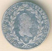 Ausztria/magyar verdejel 1784B 20Kr Ag II.József T:3/3+