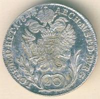 Ausztria/magyar verdejel 1784B 20Kr Ag II.József T:3/3+