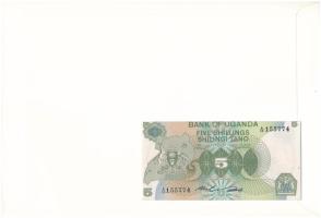 Uganda 1982. 5Sh felbélyegzett borítékban, bélyegzéssel T:I Uganda 1982. 5 Schilling in envelope wit...