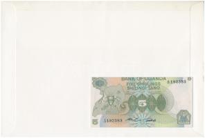 Uganda 1982. 5Sh felbélyegzett borítékban, bélyegzéssel T:I Uganda 1982. 5 Schilling in envelope wit...