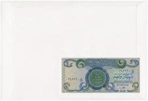 Irak 1980. 1D borítékban, alkalmi bélyeggel és bélyegzéssel T:I 
Iraq 1980. 1 Dinar in envelope wit...