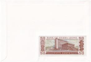 Sierra Leone 1984. 50c felbélyegzett borítékban, bélyegzéssel T:I Sierra Leone 1984. 50 Cents in env...