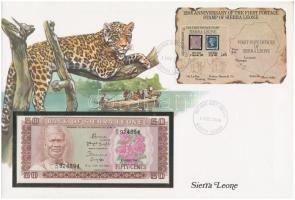 Sierra Leone 1984. 50c felbélyegzett borítékban, bélyegzéssel T:I Sierra Leone 1984. 50 Cents in envelope with stamp and cancellation C:UNC