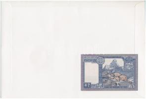 Nepál 1974. 1R felbélyegzett borítékban, bélyegzéssel T:I Nepal 1974. 1 Rupee in envelope with stamp...