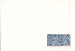 Dél-Korea 1962. 10J felbélyegzett borítékban, bélyegzéssel T:I South Korea 1962. 10 Jeon in envelope...