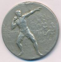 1927. "Körzeti Leventeverseny Szászvár 1927" kétoldalas, ezüstözött fém díjérem "Arka...