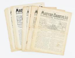1918 A Magyar Sakkvilág c. folyóirat 11 db száma