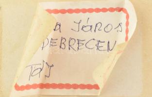 Kapcsa János (1940-2011): Táj. Olaj, farost, jelzett. Hátoldalán autográf felirattal. Dekoratív fake...