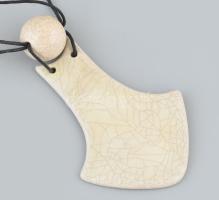 Zoób Kati Zsolnay porcelán medálos nyaklánc. 10 cm