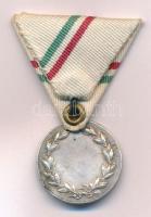 ~1910. "Magyar Kerékpáros Szövetség" jelzetlen Ag díjérem mellszalagon, "HP" beü...