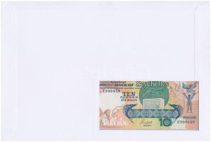 Seychelles-szigetek 1989. 10R felbélyegzett borítékban, bélyegzéssel T:I Seychelles 1989. 10 Rupees ...