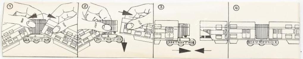 Piko retró modellvasút gyűjtemény: 9 mozdony, 2 nagy és 50 normál vagon, össz. 61 db. Egy mozdony do...