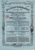 Német Birodalom 1923-42. 6db klf részvény