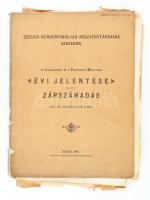 1892 A Szegedi Kenderfonó Gyárral kapcsolatos okmányok, fejléces papírok, stb.