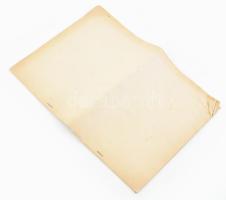 cca 1950 Karinthy Fricike: Az emberke tragédiája. Gépirat 10 p