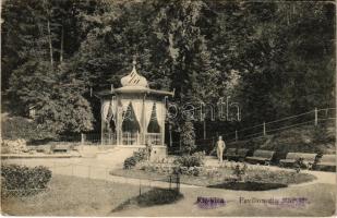 1915 Krynica, Krynica-Zdrój; Pavillon dia Muzyki / music pavilion + K.u.K. 10. Kavallerietruppendivisions-Kommando (fl)