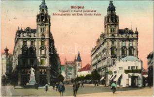1911 Budapest V. Kígyó tér, Klotild paloták, Skriván Ferenc üzlete