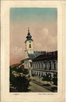 1914 Lugos, Lugoj; Római katolikus templom. Nemes Kálmán kiadása / Catholic church