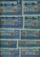 Német Birodalom / Császárság 1910. 100M (50x) T:II,II/III,III