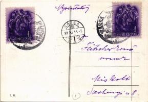 1938 Magyar Kristály. Nagybani eladás Üvegértékesítő KFT. / Hungarian glass and crystal shop's ...