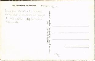 Madeleine Robinson (1917-2004). Studio Harcourt - Egy francia anyától és cseh apától született Páriz...