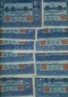 Német Birodalom / Császárság 1910. 100M (50x) T:II,II/III,III