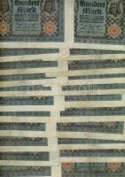 Német Birodalom / Weimari Köztársaság 1920. 100M (50x) T:II,II/III,III