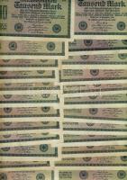 Német Birodalom / Weimari Köztársaság 1922. 1000M (50x) T:II,II/III,III