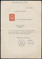 Csehszlovákia 1950 Okmánybélyeges okmány