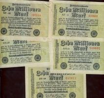 Német Birodalom / Weimari Köztársaság 1923. 10.000.000M (50x) T:II,II/III,III