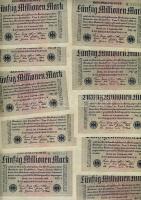 Német Birodalom / Weimari Köztársaság 1923. 50.000.000M (50x) T:II,II/III,III