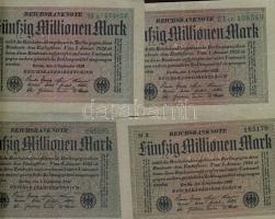 Német Birodalom / Weimari Köztársaság 1923. 50.000.000M (50x) T:II,II/III,III