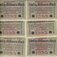 Német Birodalom / Weimari Köztársaság 1923. 50.000.000M (50x) T:II,II/III,III