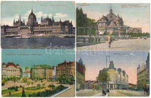 19 db régi színes Budapest