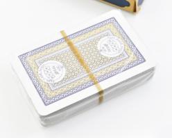 Bridzs kártya csomag bőr tartóval jó állapotban