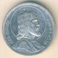 1938. 5P Ag "Szt.István" T:2- kis ph.