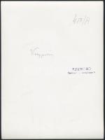 cca 1940 Veszprém Szendrő István fotóművész pecséttel jelzett fotója 24x16 cm