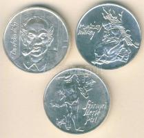 1976. 200Ft Ag 3klf db "Festők I. - Derkovits, Szinyei, Munkácsi" sor T:BU