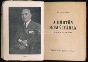 Dr. Groza Péter: A börtön homályában. Malmaison 1943-1944 telén. Nagyvárad, 1945, "Grafika&quot...