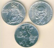 1976. 200Ft Ag 3klf db "Festők I. - Derkovits, Szinyei, Munkácsi" sor T:BU