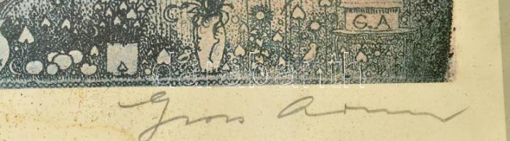 Gross Arnold (1929-2015): Beszélgetések a barátságról. Ofszetnyomat, papír, jelzett. Lap széle kissé...