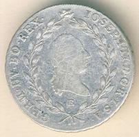 Ausztria/magyar verdejel 1784E 20Kr Ag II.József T:3/3+