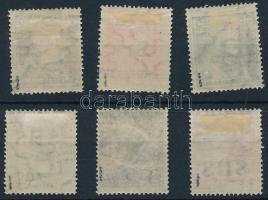 SHS 1918 6 klf bélyeg elcsúszott felülnyomással, Bodor vizsgálójellel